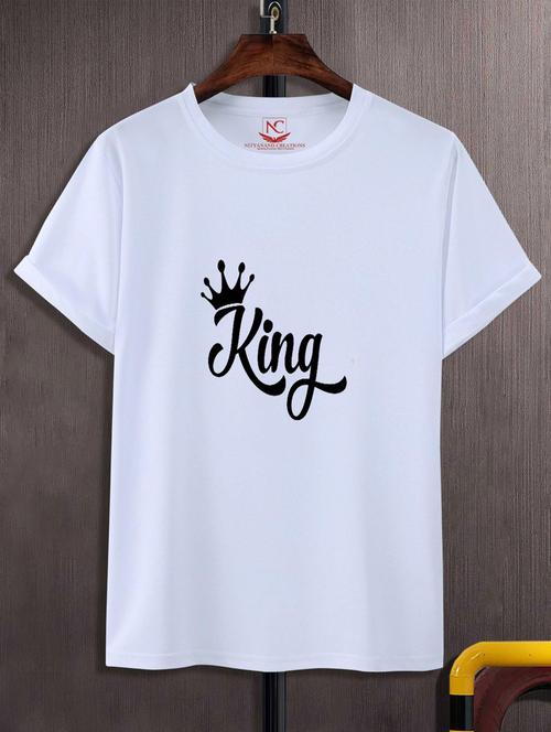 unisex typographic printed t-shirt - 20690099 - Standard Image - 0