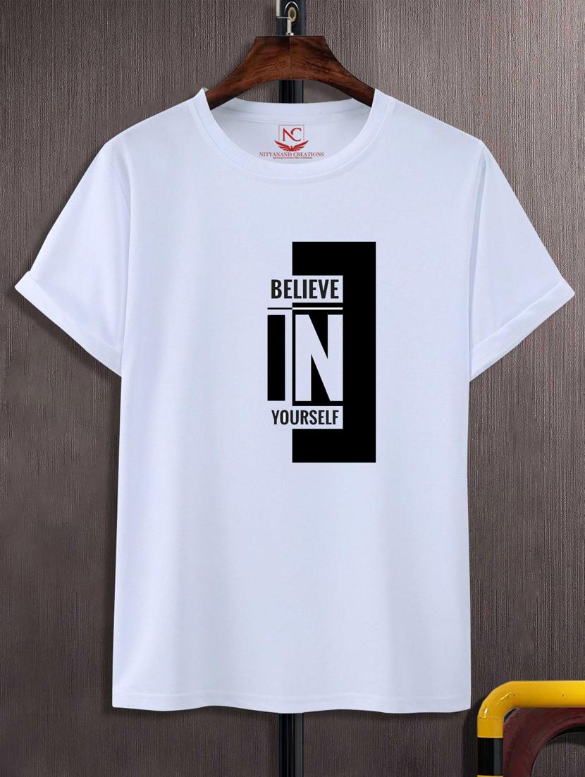 unisex typographic printed t-shirt - 20690104 - Zoom Image - 0