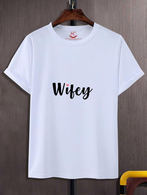 unisex typographic printed t-shirt - 20690107 - Standard Image - 0