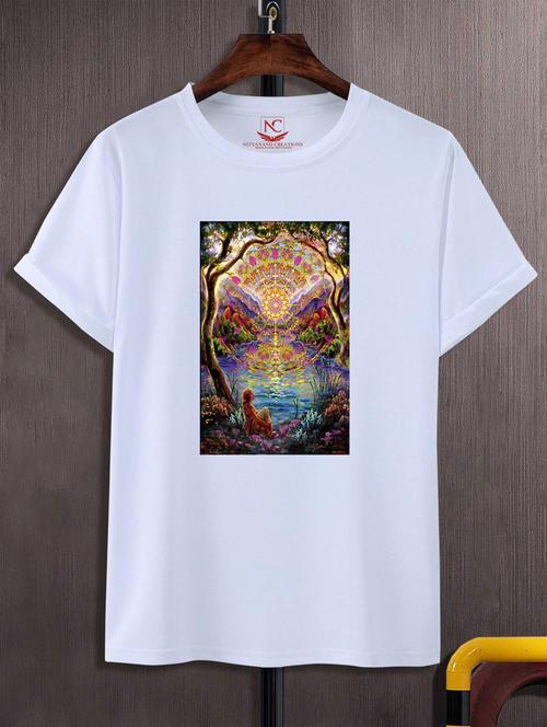 unisex graphic printed t-shirt - 20690164 - Standard Image - 0