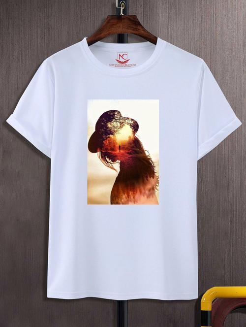 unisex graphic printed t-shirt - 20690287 - Standard Image - 0
