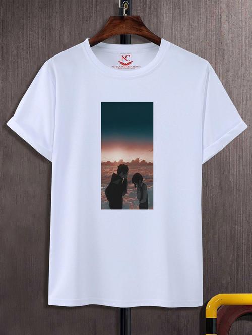 unisex graphic printed t-shirt - 20690353 - Standard Image - 0
