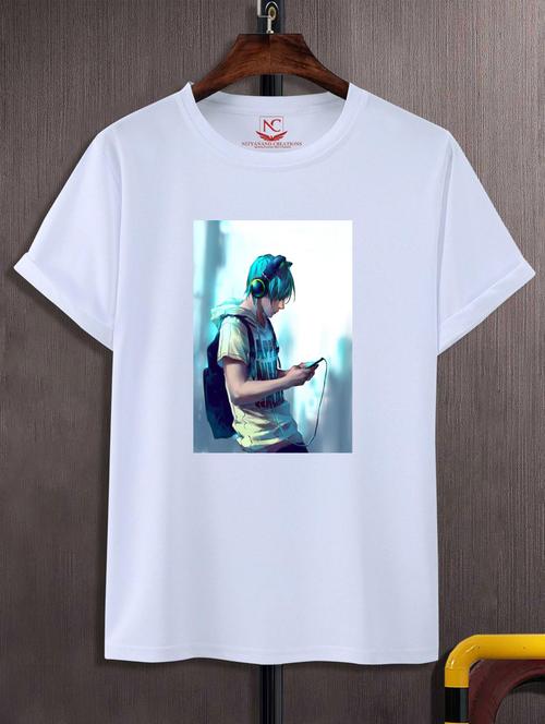 unisex graphic printed t-shirt - 20690411 - Standard Image - 0