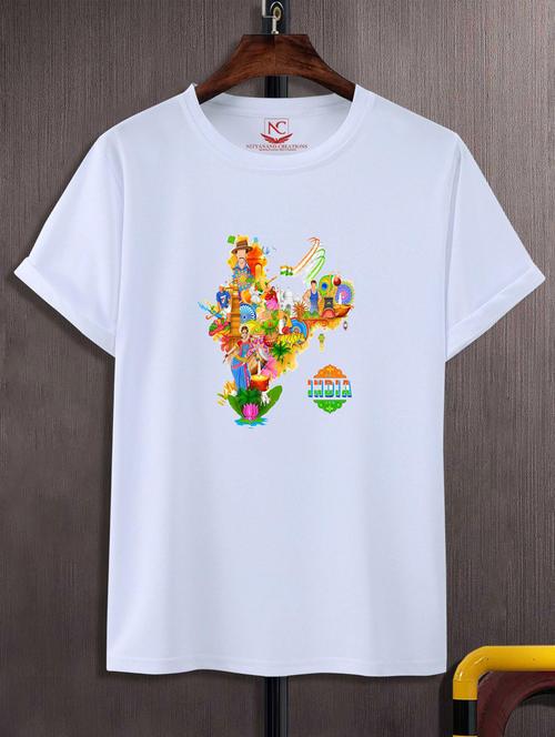 unisex graphic printed t-shirt - 20690435 - Standard Image - 0