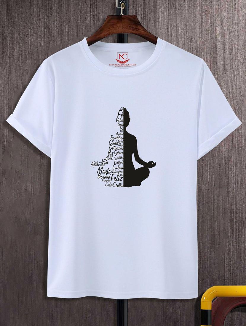 unisex typographic printed t-shirt - 20690590 - Zoom Image - 0