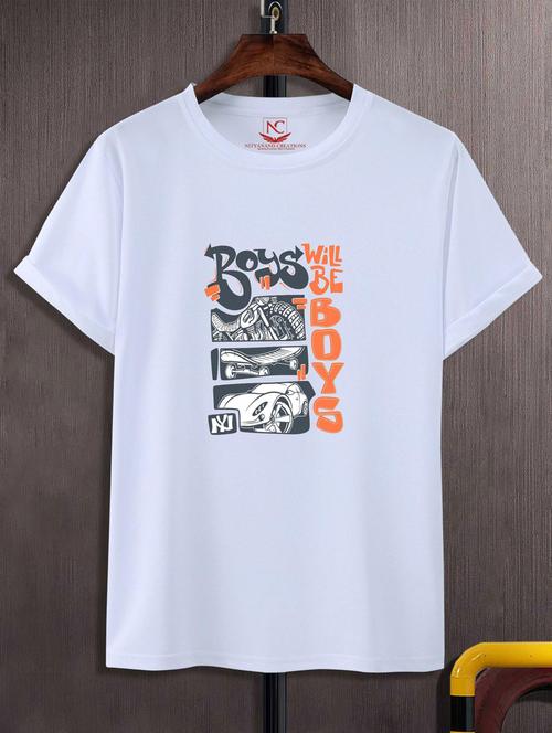 unisex typographic printed t-shirt - 20690594 -  Standard Image - 0