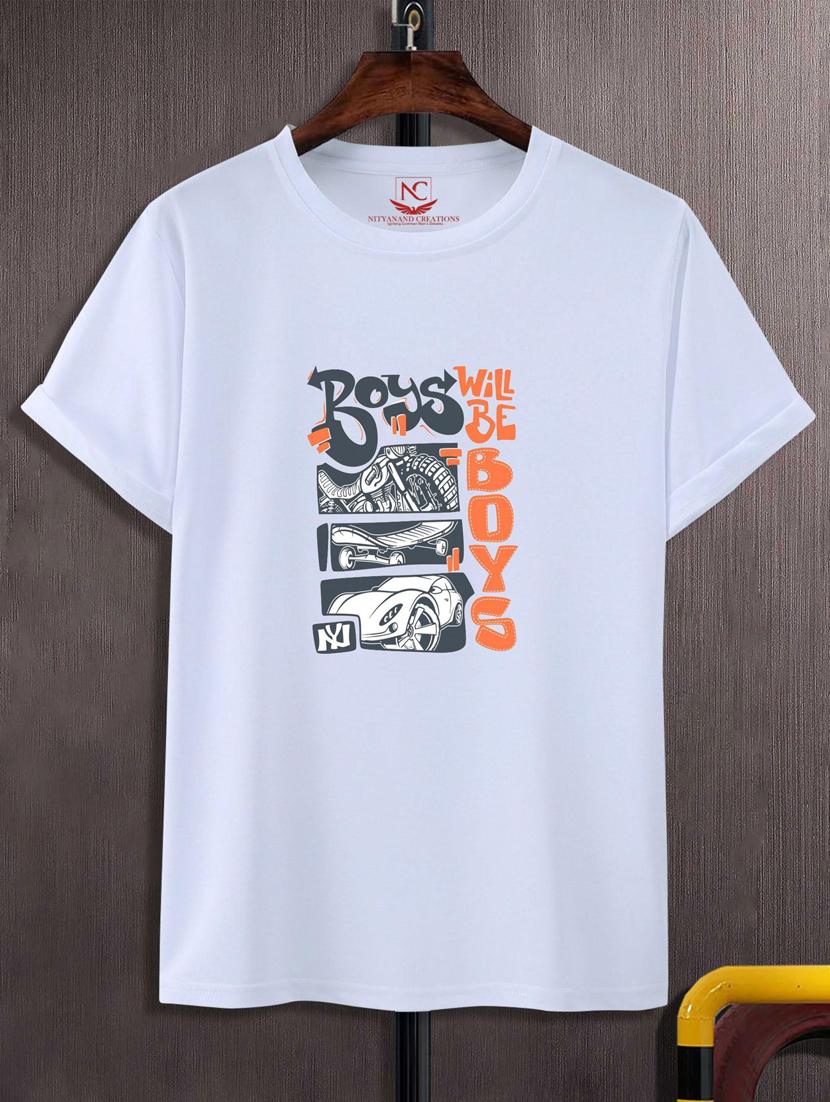 unisex typographic printed t-shirt - 20690594 -  Zoom Image - 0