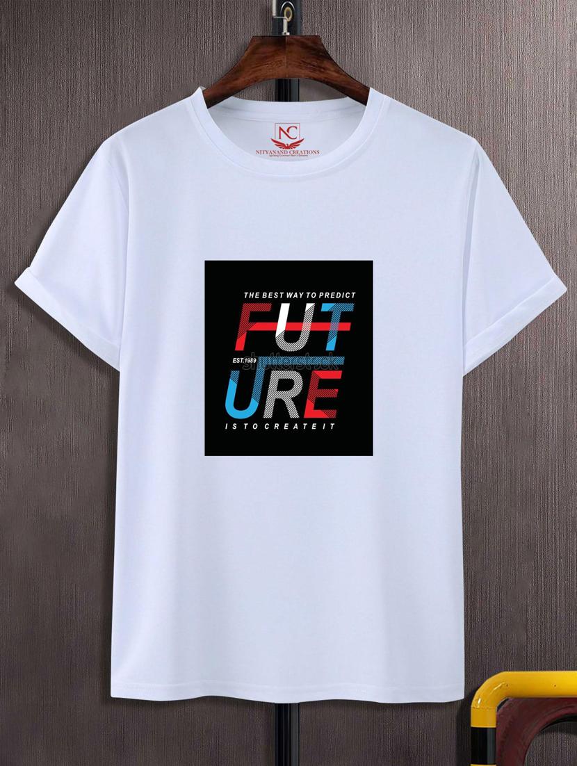 unisex typographic printed t-shirt - 20690608 - Zoom Image - 0