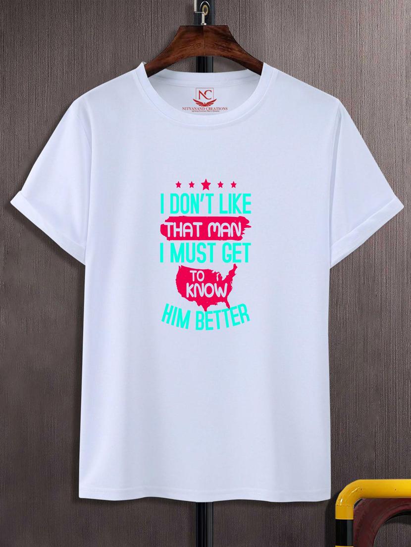 unisex typographic printed t-shirt - 20690905 - Zoom Image - 0