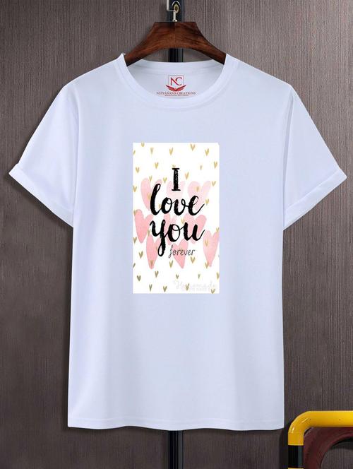 unisex typographic printed t-shirt - 20690951 -  Standard Image - 0