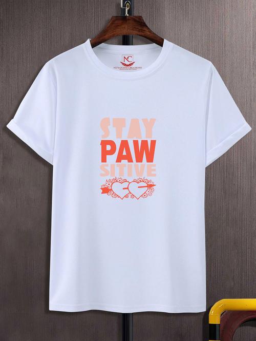 unisex typographic printed t-shirt - 20691026 -  Standard Image - 0
