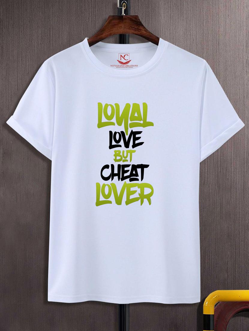 unisex typographic printed t-shirt - 20691097 -  Zoom Image - 0