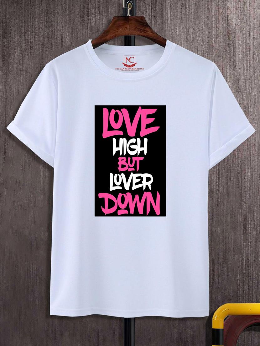 unisex typographic printed t-shirt - 20691100 - Zoom Image - 0