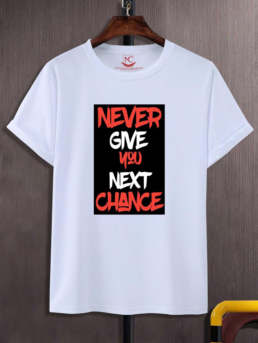 unisex typographic printed t-shirt - 20691105 -  Zoom Image - 0