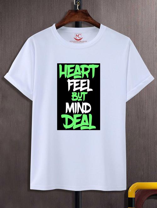 unisex typographic printed t-shirt - 20691110 - Standard Image - 0