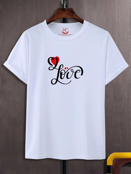 unisex typographic printed t-shirt - 20691113 - Standard Image - 0
