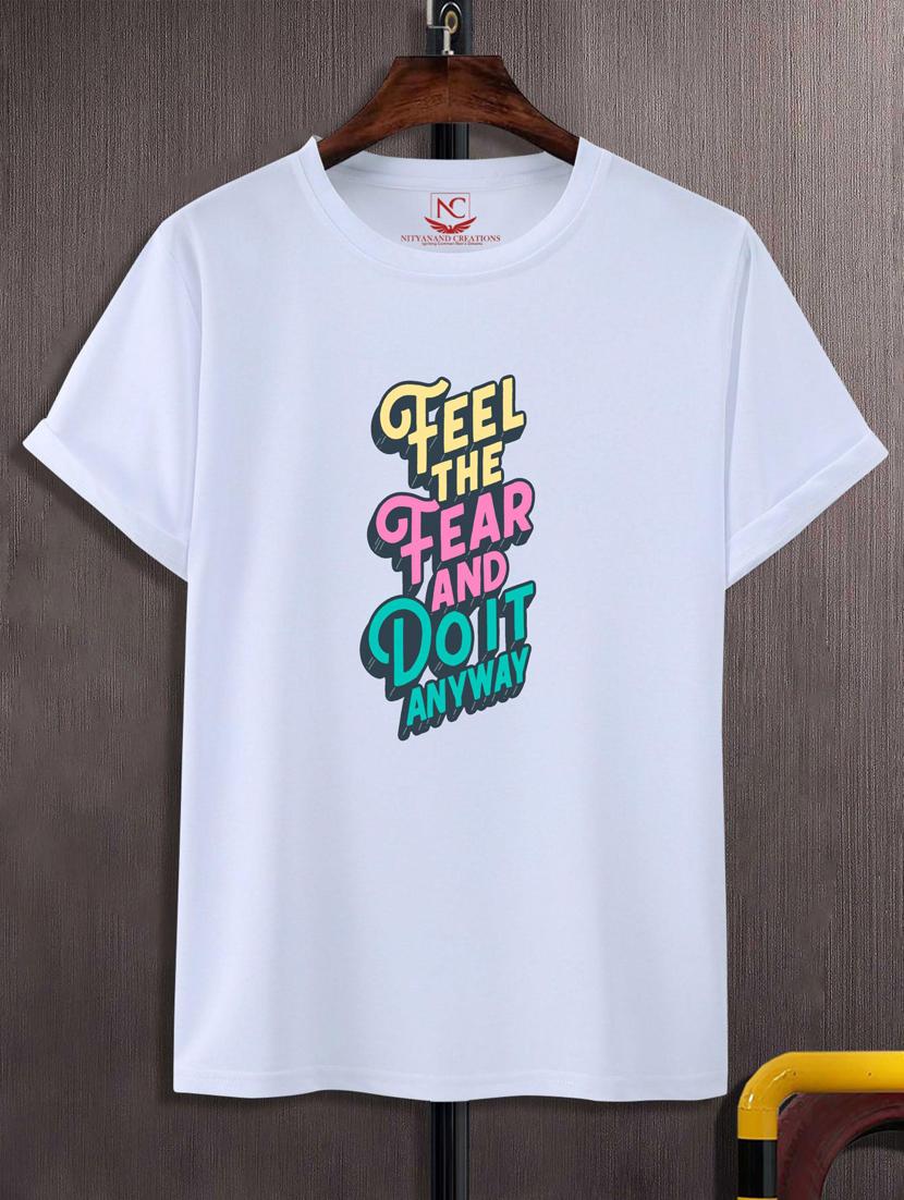 unisex typographic printed t-shirt - 20691116 - Zoom Image - 0