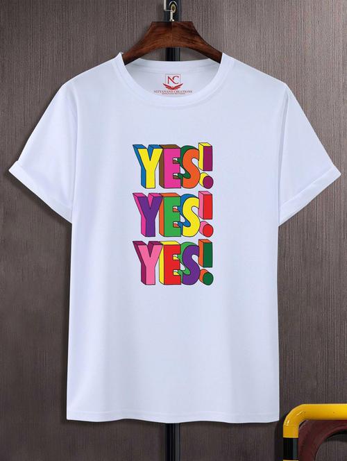 unisex typographic printed t-shirt - 20691121 - Standard Image - 0