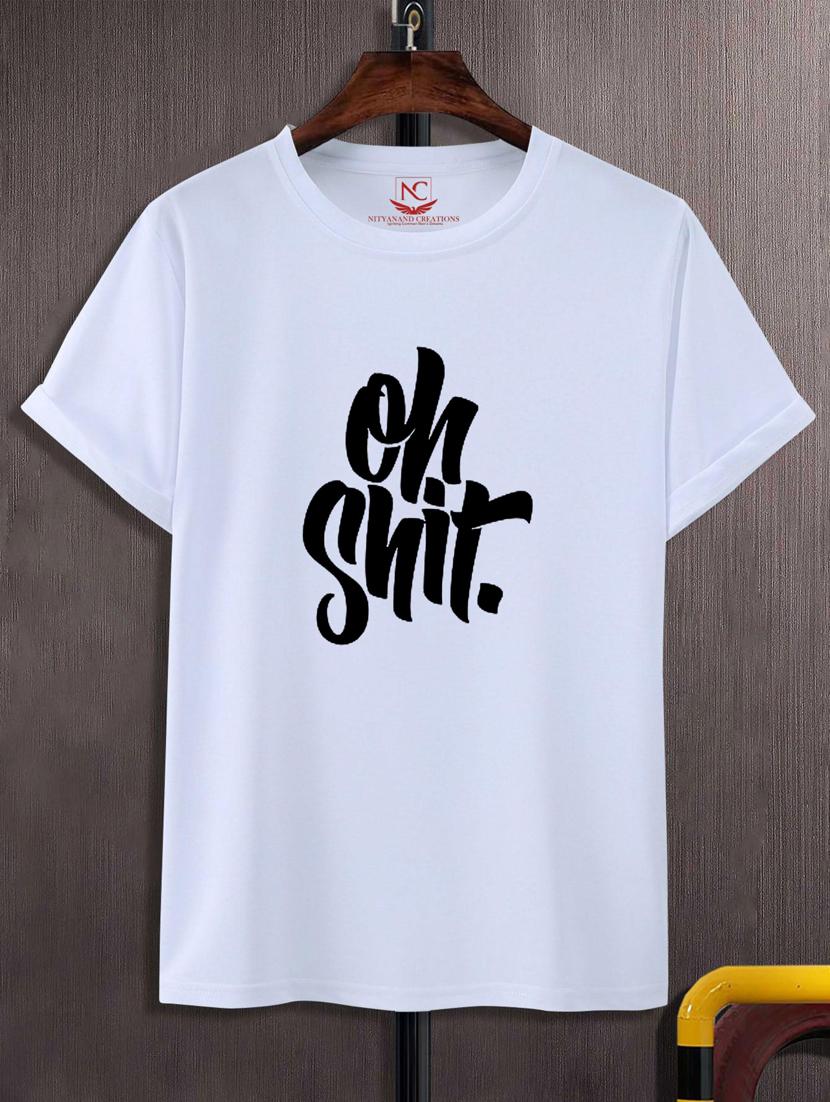 unisex typographic printed t-shirt - 20691135 - Zoom Image - 0