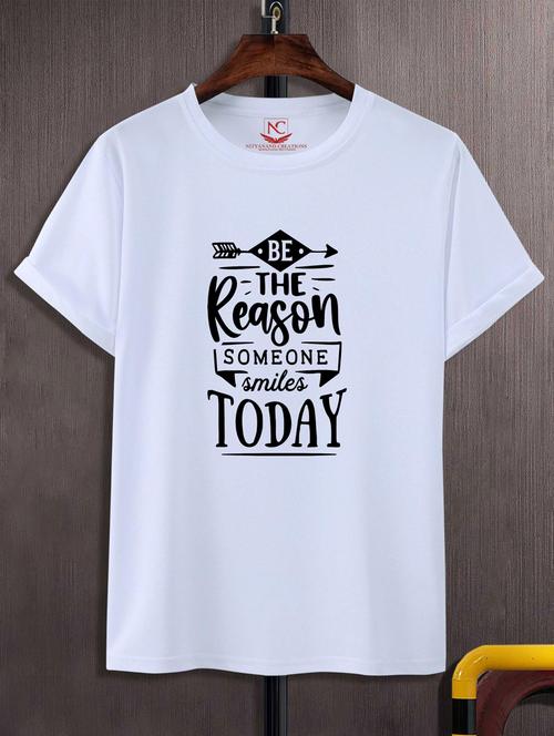 unisex typographic printed t-shirt - 20691137 -  Standard Image - 0