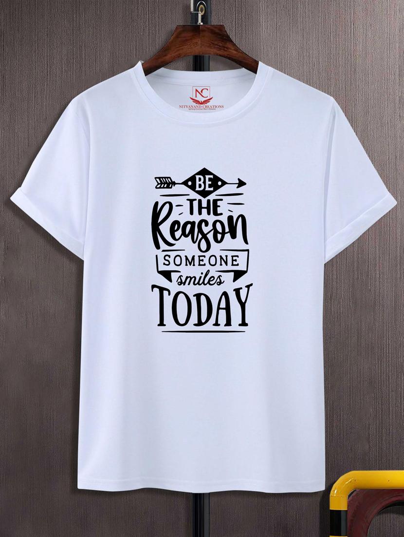 unisex typographic printed t-shirt - 20691137 -  Zoom Image - 0