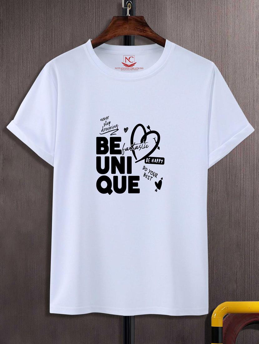 unisex typographic printed t-shirt - 20691239 - Zoom Image - 0