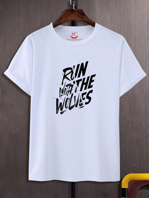 unisex typographic printed t-shirt - 20691240 - Standard Image - 0