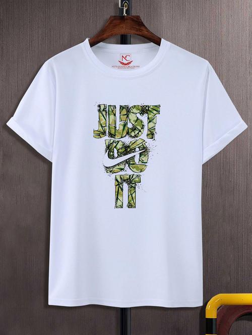 unisex typographic printed t-shirt - 20691267 - Standard Image - 0