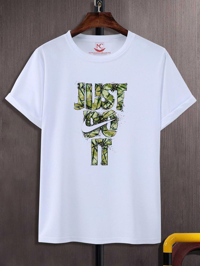 unisex typographic printed t-shirt - 20691267 - Zoom Image - 0