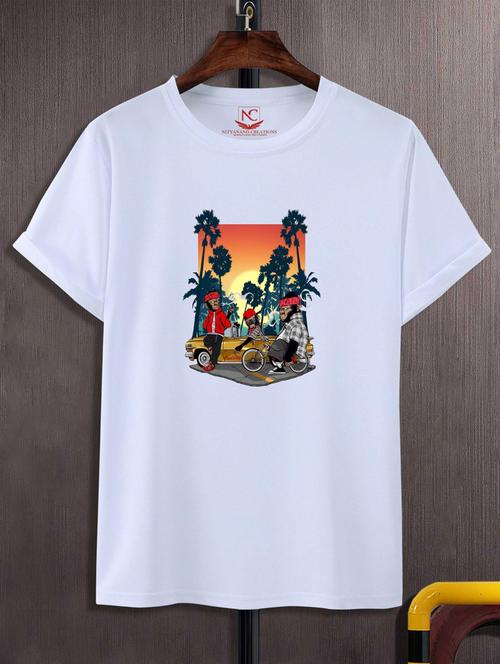 unisex graphic printed t-shirt - 20691286 - Standard Image - 0