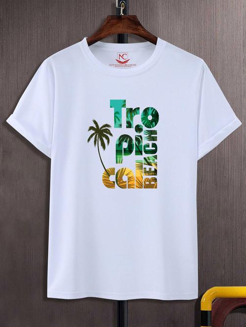 unisex typographic printed t-shirt - 20691304 - Standard Image - 0