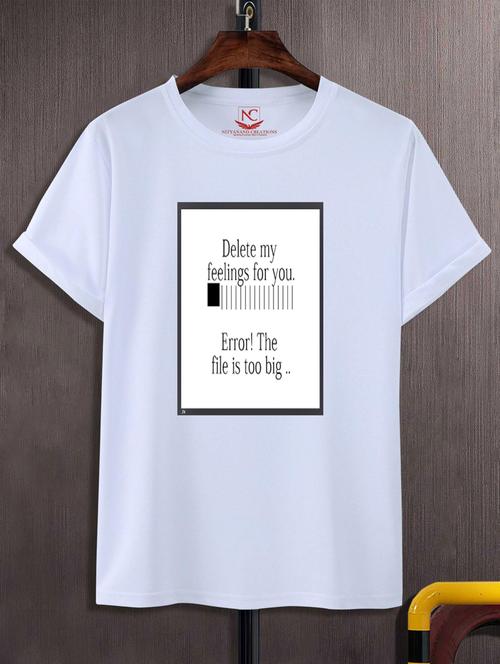 unisex typographic printed t-shirt - 20691357 - Standard Image - 0