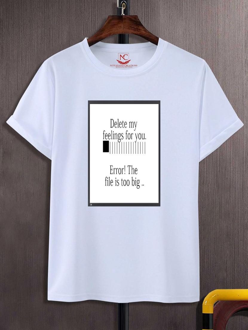 unisex typographic printed t-shirt - 20691357 - Zoom Image - 0