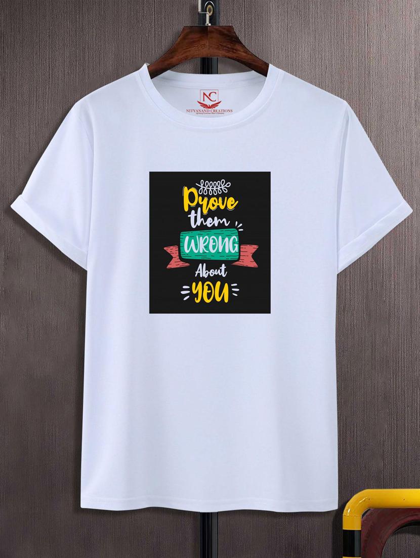 unisex typographic printed t-shirt - 20691396 - Zoom Image - 0