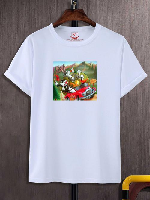 unisex graphic printed t-shirt - 20691450 - Standard Image - 0