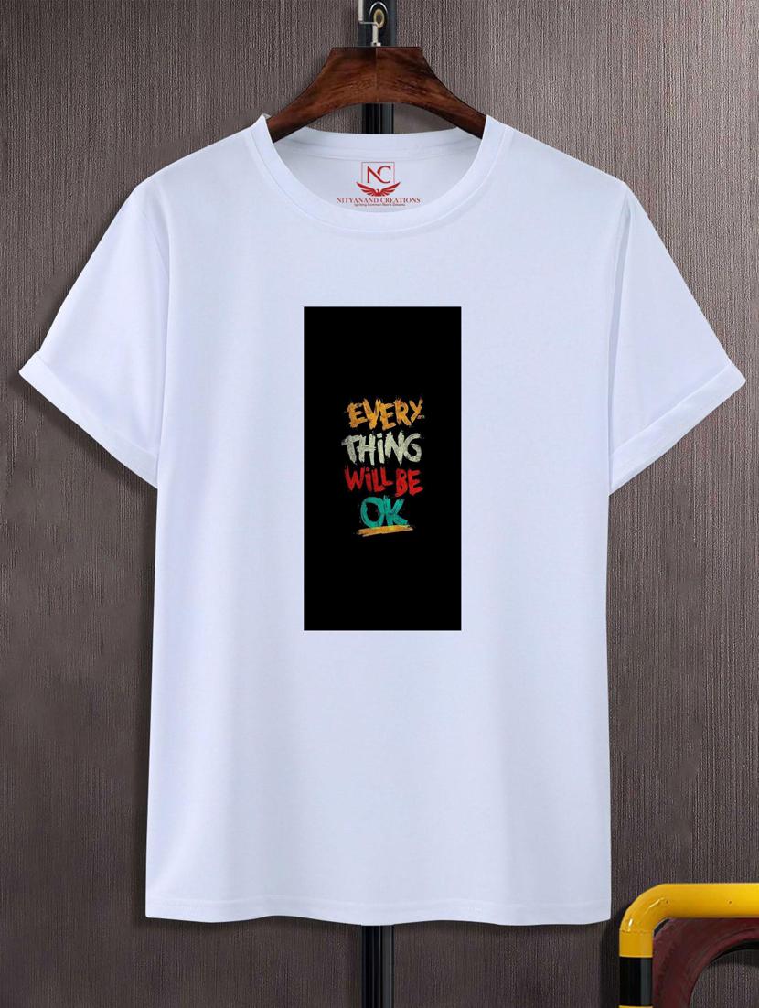 unisex typographic printed t-shirt - 20691893 -  Zoom Image - 0