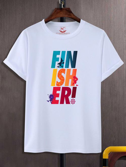 unisex typographic printed t-shirt - 20692221 -  Standard Image - 0
