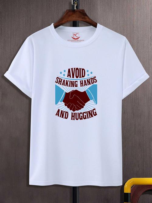 unisex typographic printed t-shirt - 20692960 -  Standard Image - 0