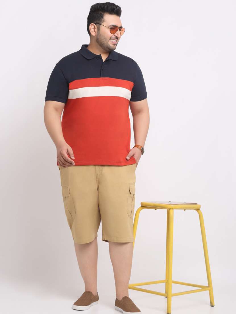 men solid cargo bermuda short - 20693103 -  Standard Image - 3