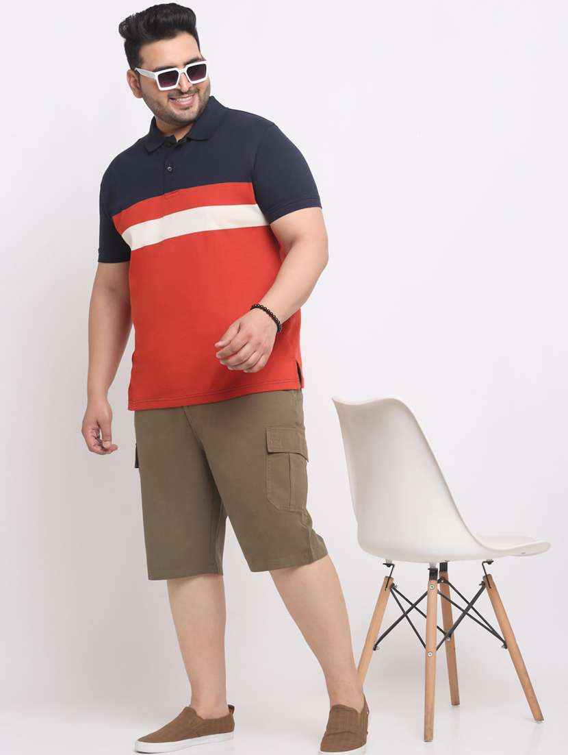 olive cotton bermuda shorts - 20693104 -  Standard Image - 3