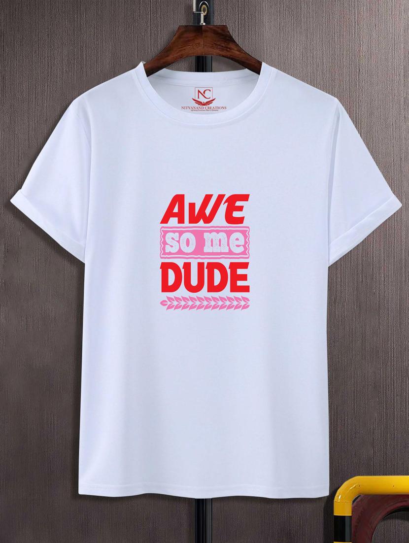 unisex typographic printed t-shirt - 20693118 -  Zoom Image - 0