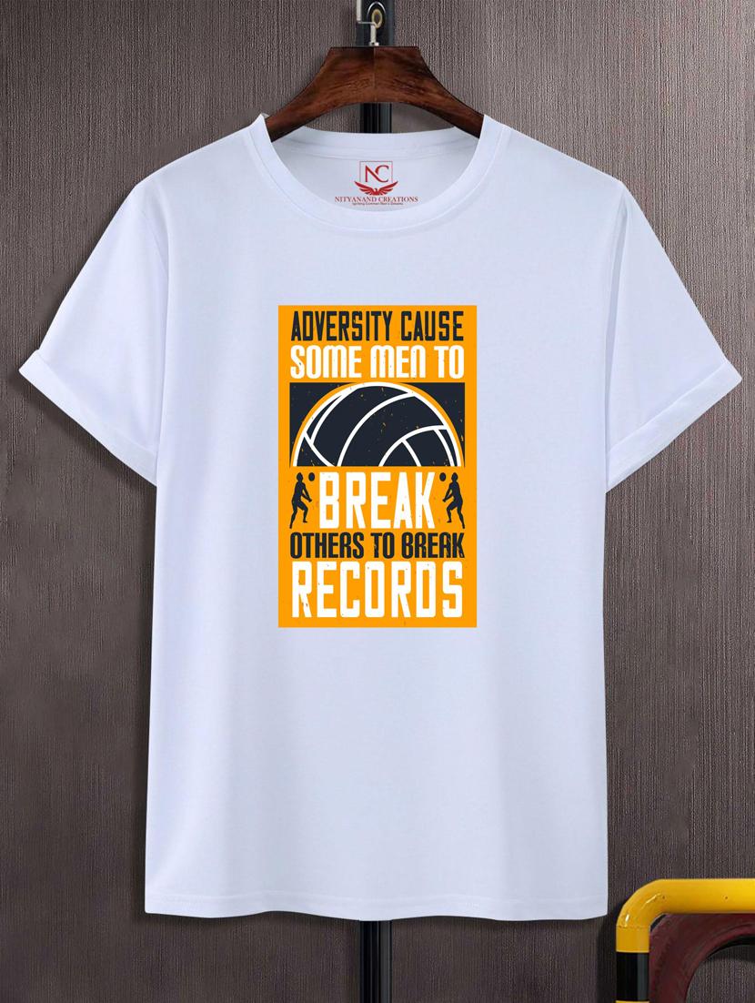 unisex typographic printed t-shirt - 20693847 - Zoom Image - 0
