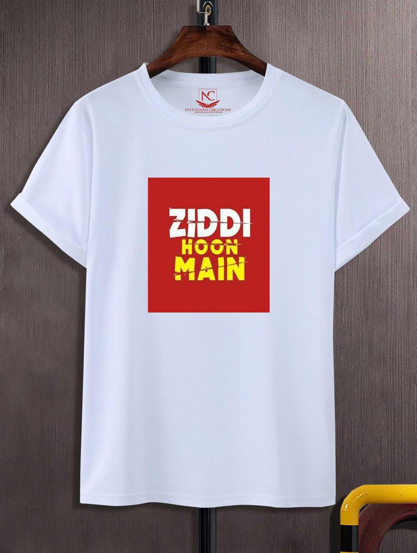 unisex typographic printed t-shirt - 20694790 - Zoom Image - 0