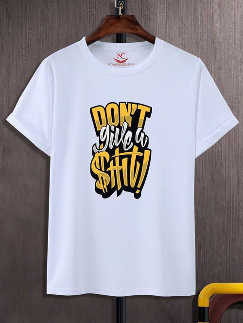 unisex typographic printed t-shirt - 20694806 -  Standard Image - 0