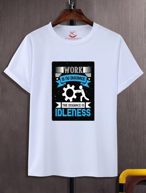 unisex typographic printed t-shirt - 20694868 -  Standard Image - 0