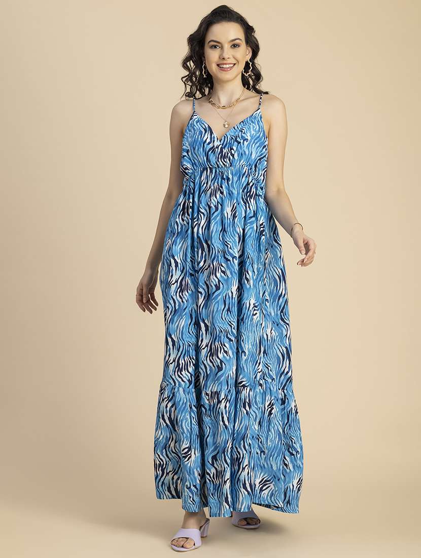 women shoulder strap tiered dress - 20695431 -  Zoom Image - 0