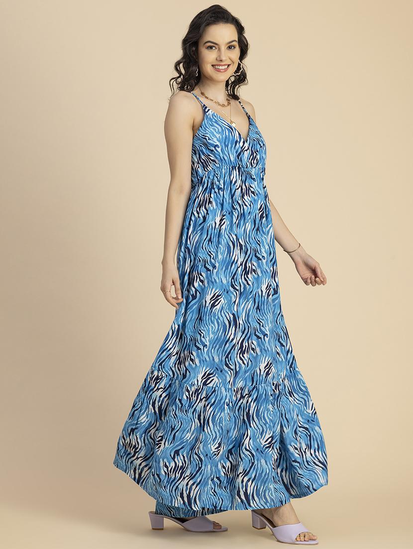 women shoulder strap tiered dress - 20695431 - Standard Image - 3