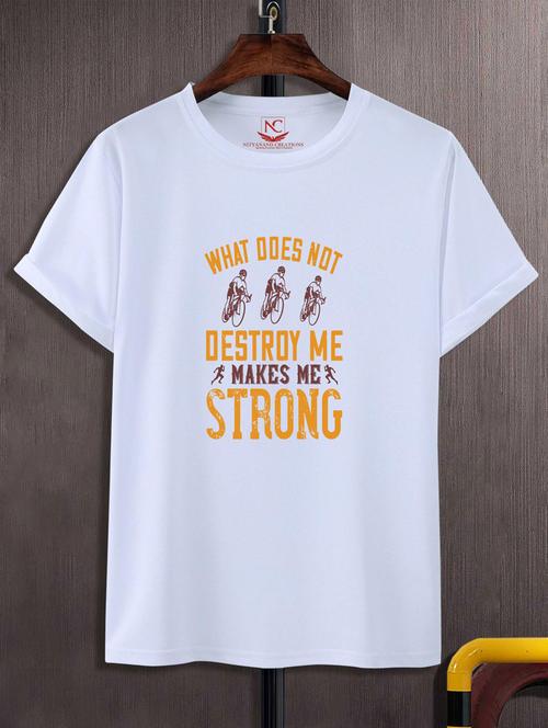 unisex typographic printed t-shirt - 20695867 -  Standard Image - 0