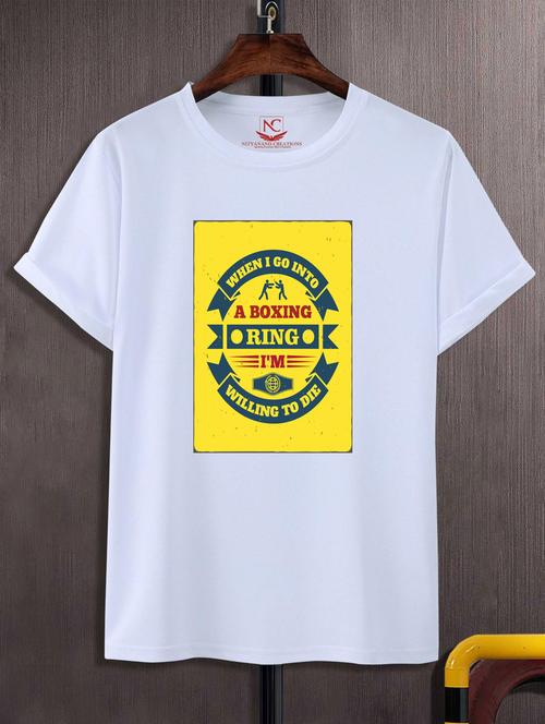 unisex typographic printed t-shirt - 20695870 - Standard Image - 0