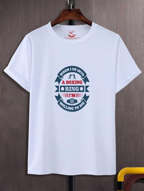 unisex typographic printed t-shirt - 20695872 - Standard Image - 0